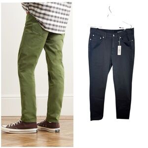 NWT Outerknown Sea Jeans Roamer 5 pocket chino organic cotton 32X32